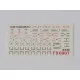 Foxbot 32-022 1/32 Stencils for Missile R-73 (AA-11 Archer) & APU-73 Decal kit