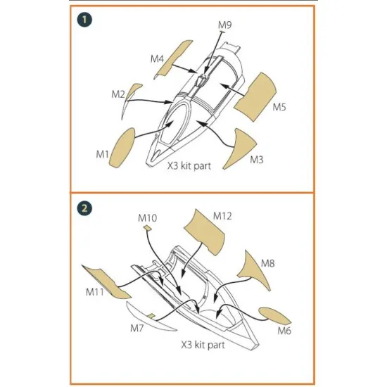 Clear Prop CPA72077 1/72 MiG-23ML, MLD, P, MLAE PE set for CP kits