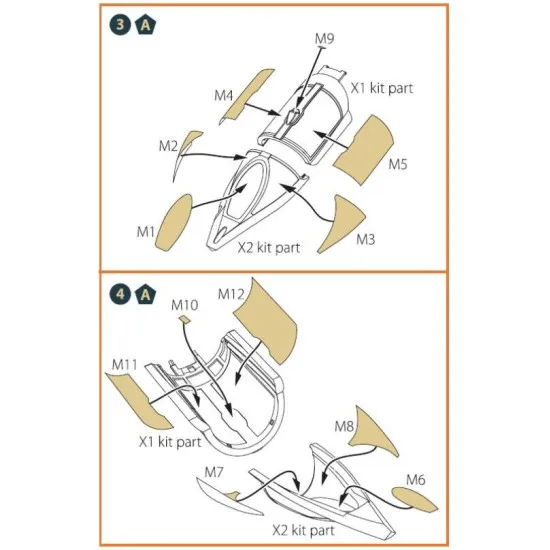 Clear Prop CPA72077 1/72 MiG-23ML, MLD, P, MLAE PE set for CP kits