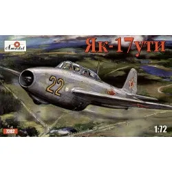 Yak-17UTI Soviet jet fighter 1/72 Amodel 7282