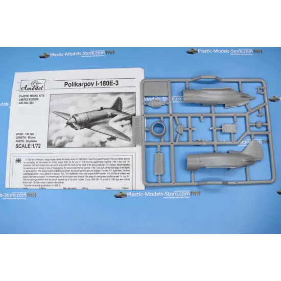 I-180 E3 (Polikarpov design bureau) 1/72 Amodel 7283