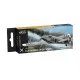 Arcus 2002 Enamel paints set Luftwaffe over Spain 6 colors in set
