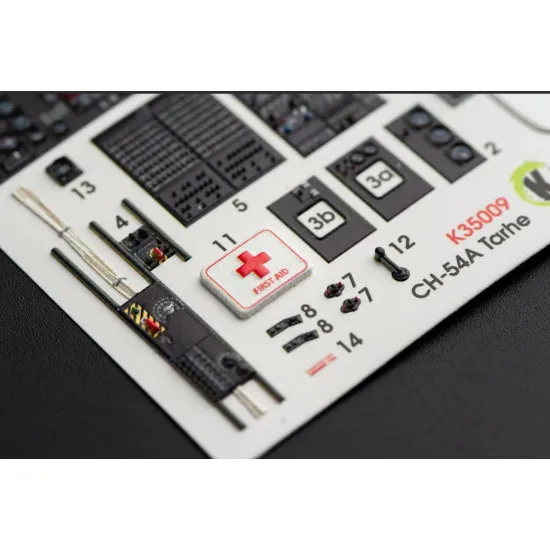 Kelik K35009 - 1/35 - CH-54A Tarhe interior 3D decals for ICM kit