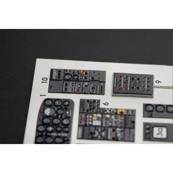 Kelik K35009 - 1/35 - CH-54A Tarhe interior 3D decals for ICM kit