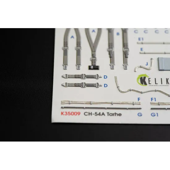 Kelik K35009 - 1/35 - CH-54A Tarhe interior 3D decals for ICM kit