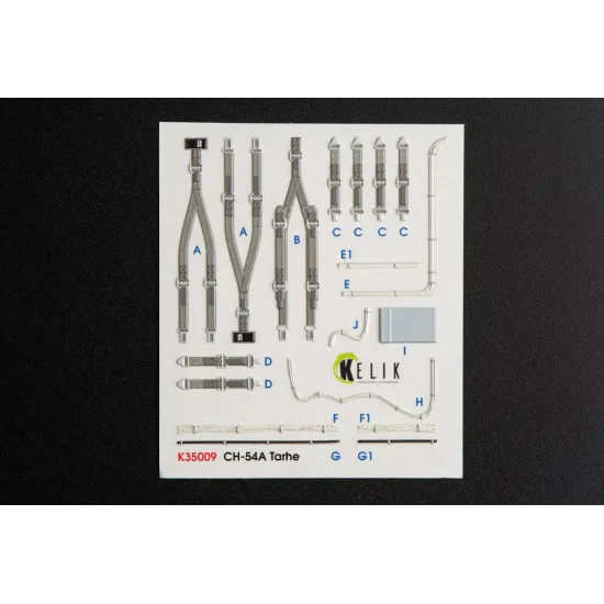 Kelik K35009 - 1/35 - CH-54A Tarhe interior 3D decals for ICM kit