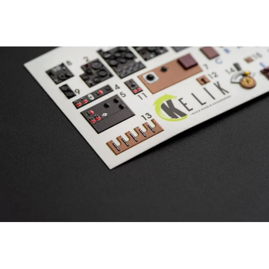 Kelik K32008 - 1/32 - Ki-61-I interior 3D decals for Hasegawa kit