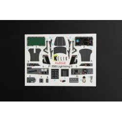 Kelik K48048 - 1/48 F-35B Lightning II interior 3D decals for Kitty Hawk kit