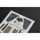 Kelik K72028 1/72 A-4M Skyhawk interior 3D decals for Fujimi Hobby 2000 kit