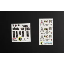 Kelik K72031 1/72 F-4 Phantom II interior 3D decals for Hasegawa kit