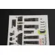 Kelik K72031 1/72 F-4 Phantom II interior 3D decals for Hasegawa kit