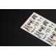 Kelik K72032 1/72 F-4EJ Kai Phantom II interior 3D decals for Hasegawa kit