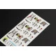 Kelik K72032 1/72 F-4EJ Kai Phantom II interior 3D decals for Hasegawa kit