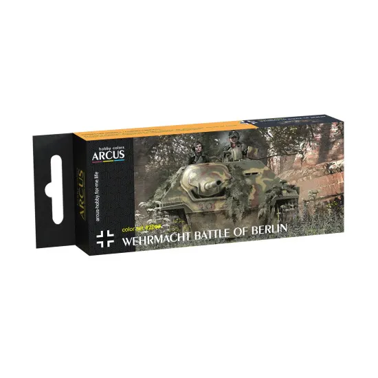 Arcus 2097 Enamel paints set Wehrmacht Battle of Berlin 6 colors in set 10ml