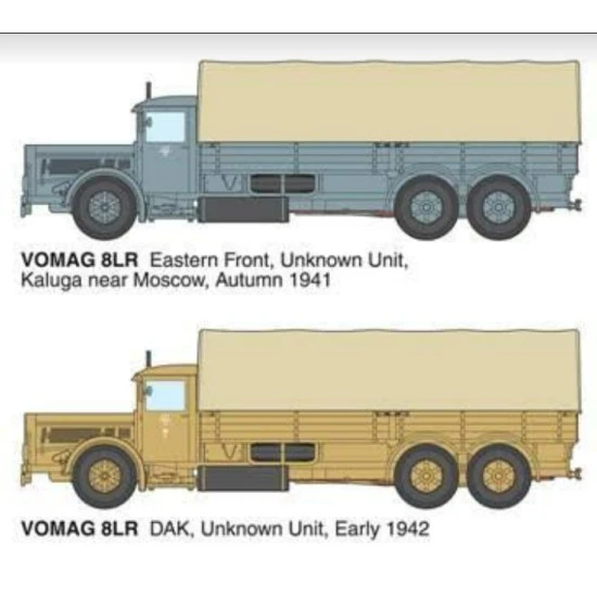 Roden 822 - 1/35 - Vomag 8 LR LKW WWII German Heavy Truck