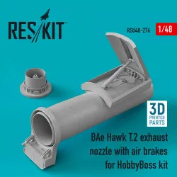 Reskit RSU48-0276 1/48 BAe Hawk T.2 exhaust nozzle with air brakes for HobbyBoss kit (3D printing)