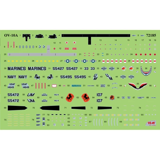 ICM 72185 - 1/72 - OV-10 Bronco US Attack Aircraft. Plastic model kit