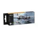 Arcus 4014 Enamel paints set RA Late WW2 Seaplanes 6 colors in set 10ml Arcus 4014 Enamel paints set RA Late WW2 Seaplanes 6 colors in set 10ml
