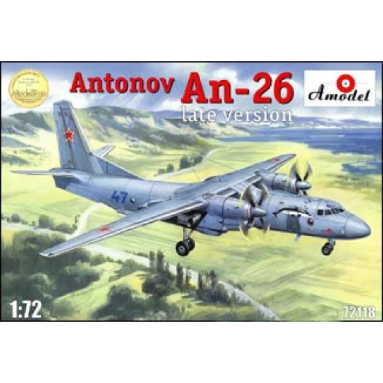 An-26, late version Antonov 1/72 Amodel 72118 An-26, late version Antonov 1/72 Amodel 72118