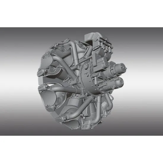 Print scale PSR32009 1/32 Shvetsov M-25 aircraft radial engine