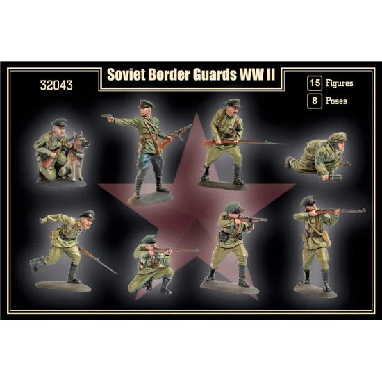 Mars Figures 32043 - 1/32 - Soviet Border Guards WW II 15 figures