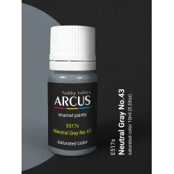 Arcus 517 Enamel paint USAF Neutral Gray No. 43 Saturated color 10ml
