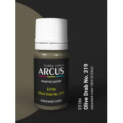 Arcus 518 Enamel paint USAF Olive Drab No. 319 Saturated color 10ml