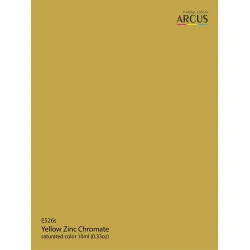Arcus 526 Enamel paint USAF Yellow Zinc Chromate Saturated color 10ml