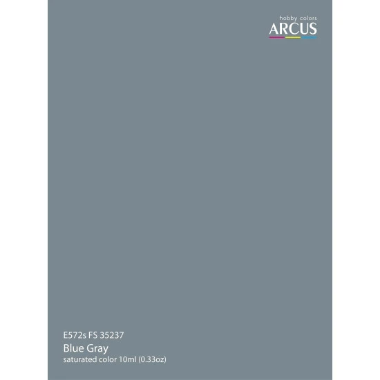 Arcus 572 Enamel paint USAF FS 35237 Blue Gray Saturated color 10ml