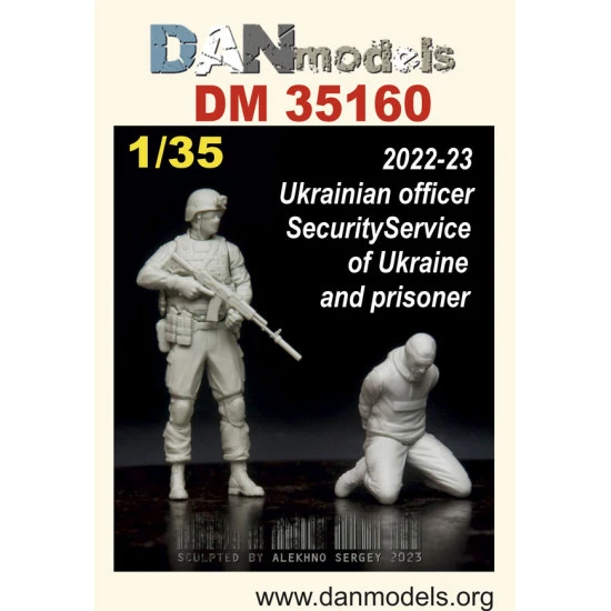 Dan Models 35160 1/35 Ukrainian officer Security Service of Ukraine and prisoner Dan Models 35160 1/35 Ukrainian officer Security Service of Ukraine and prisoner