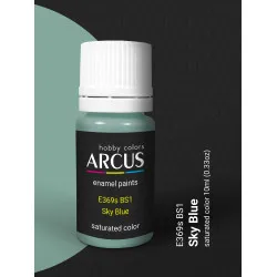 Arcus 369 Enamel paint Royal Air Force BS1 Sky Blue Saturated color 10ml
