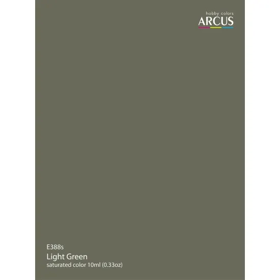 Arcus 388 Enamel paint Royal Air Force Light Green Saturated color 10ml