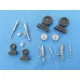 Metallic Details MDR48193 1/48 F-4B. Landing gears. Upgrade set