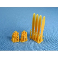 Metallic Details MDR48206 1/48 Curtiss-Wright AT-9 Jeep. Propeller set
