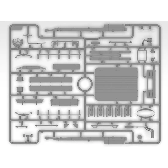 ICM 35599 - 1/35 WWII US Military Patrol. G7107 with MG M1919A4 4 figure + truck