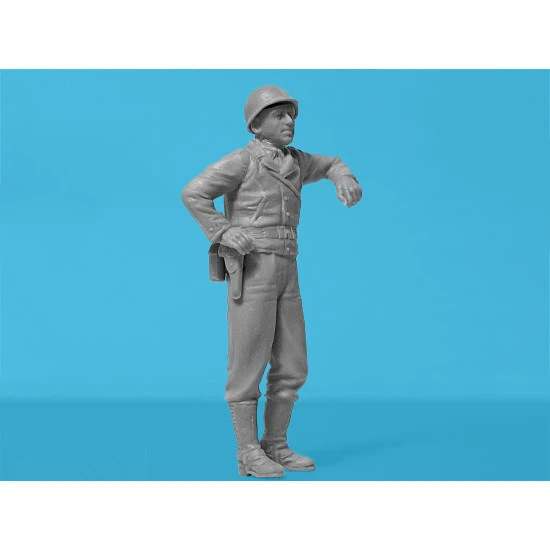 ICM 35599 - 1/35 WWII US Military Patrol. G7107 with MG M1919A4 4 figure + truck