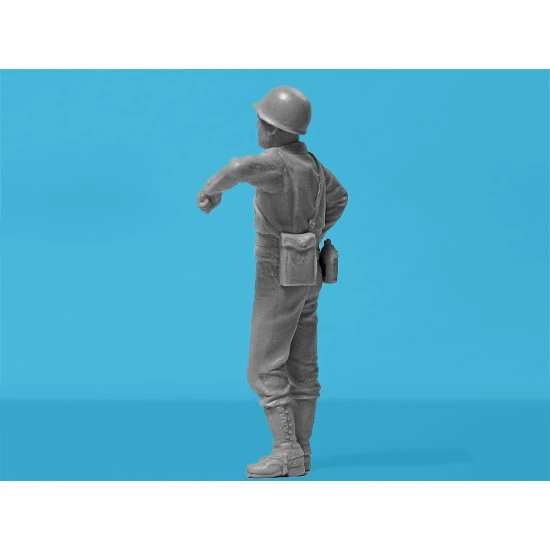 ICM 35599 - 1/35 WWII US Military Patrol. G7107 with MG M1919A4 4 figure + truck