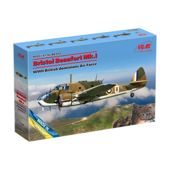 ICM 48312 - 1/48 - Bristol Beaufort Mk.I WWII British dominions Air Force