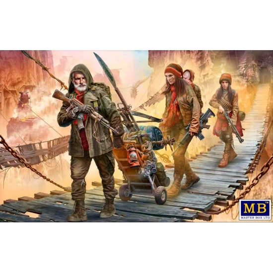 Master Box 24078 - 1/24 apocalyptic series. The Last Bridge