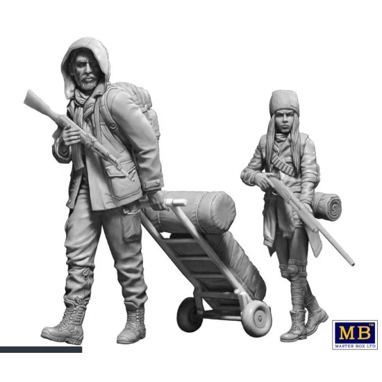 Master Box 24078 - 1/24 apocalyptic series. The Last Bridge