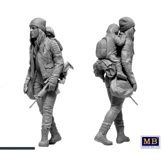 Master Box 24078 - 1/24 apocalyptic series. The Last Bridge