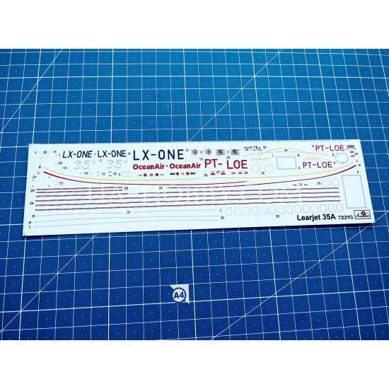 Amodel 72295 - 1/72 - Learjet-35A  LX-ONE, PT-LOE scale model kit