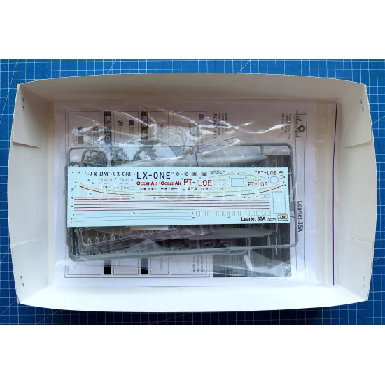 Amodel 72295 - 1/72 - Learjet-35A  LX-ONE, PT-LOE scale model kit