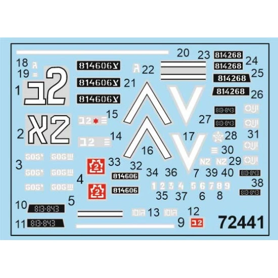 ACE 72441 - 1/72 IDF Centurion Shot Kal Gimel/Dalet - Israel Army Tank Model Kit