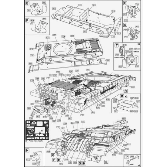 ACE 72441 - 1/72 IDF Centurion Shot Kal Gimel/Dalet - Israel Army Tank Model Kit