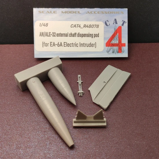 CAT4-R48078 1/48 AN/ALE-32 external chaff dispensing pod EA-6A Electric Intruder