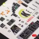 Kelik K48054 1/48 Jasdf F-2b Interior 3d Decals For Hasegawa Kit Accessories