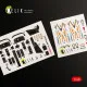 Kelik K48055 1/48 Ia-58 Pucara Interior 3d Decals For Kinetic Kit