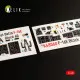 Kelik K48060 1/48 F-16e Desert Vipers Block 60 Interior 3d Decals For Kinetic Kit