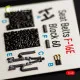 Kelik K48060 1/48 F-16e Desert Vipers Block 60 Interior 3d Decals For Kinetic Kit